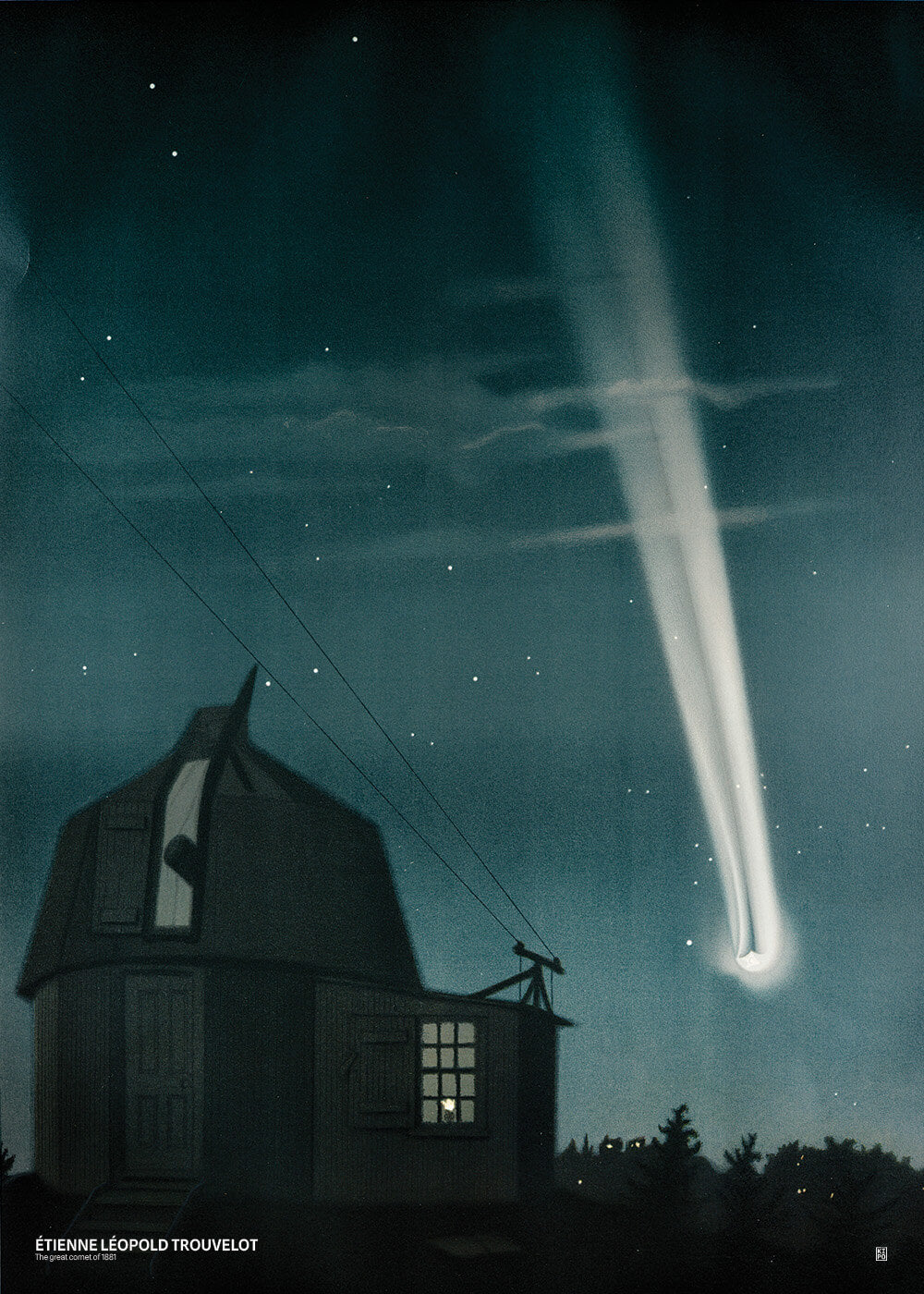 Étienne Léopold Trouvelot - The Great Comet of 1881