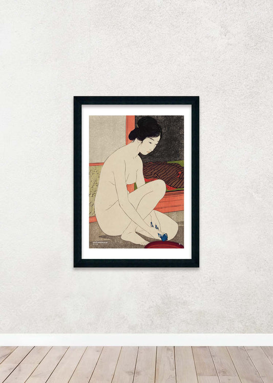 Goyō Hashiguchi - Woman at her bath (1915)