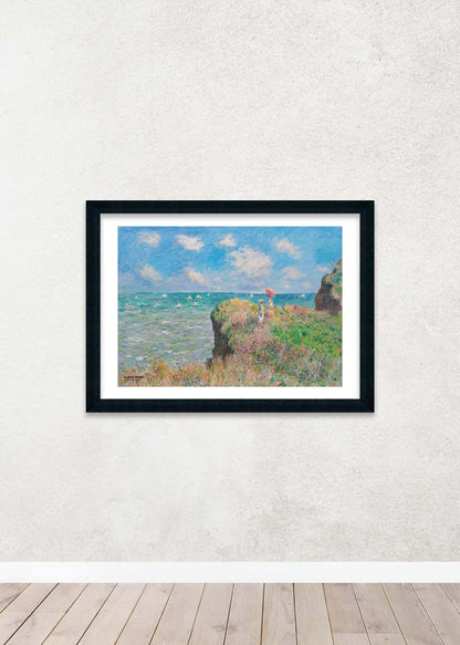 Claude Monet - Promenade sur la falaise, Pourville (1882)